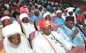 Cross-section of the confab delegates.