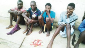 From left: Erherhie, Ovologbarho, Ezenwa and Ibe