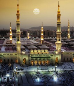 Holy Prophet's Mosque In Al-Madinah Saudi Arabia