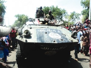 Maiduguri residents hailing soldiers for repelling and killing about 300 insurgents in Konduga and Ngamdu in Borno State…on Wednesday