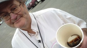 Ron Morais of Fredericton says he discovered a dead mouse in the bottom of his McDonald's coffee cup on Monday. McDonald's is still investigating the claim. (Catherine Harrop/CBC) 