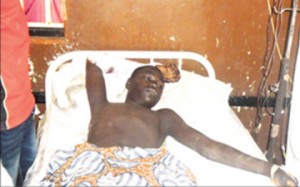 A victim of the Potiskum suicide bomb attack | credits: Photo: Kayode Idowu