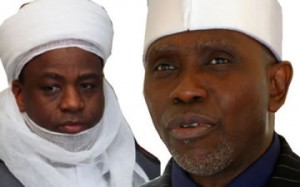 Sultan of Sokoto, Alhaji Sa’ad Abubakar III, and the National President of the Christian Association of Nigeria, Pastor Ayo Oritsejafor.