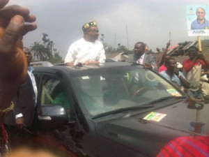 Ogboru at Warri Stadium