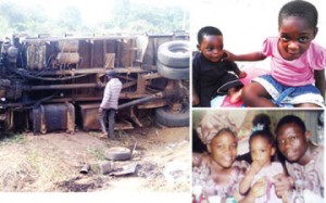 The truck and the family | credits: Femi Makinde