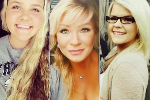 mom and daughters