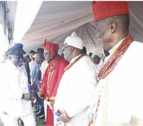 Uvwie Monarch Pledges to Partner With Gov. Oborevwori to Ensure Speedy Completion of the Three N78B Effurun Flyover Projects